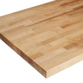 10-ft Unfinished Natural Straight Butcher Block Birch Kitchen Countertop in Brown O25825