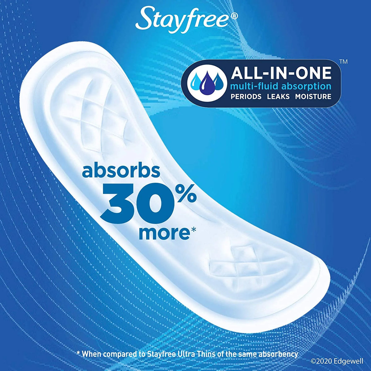 Stayfree Maxi Pads Regular Deodorant, 66 Count - Pack of 3 M62654