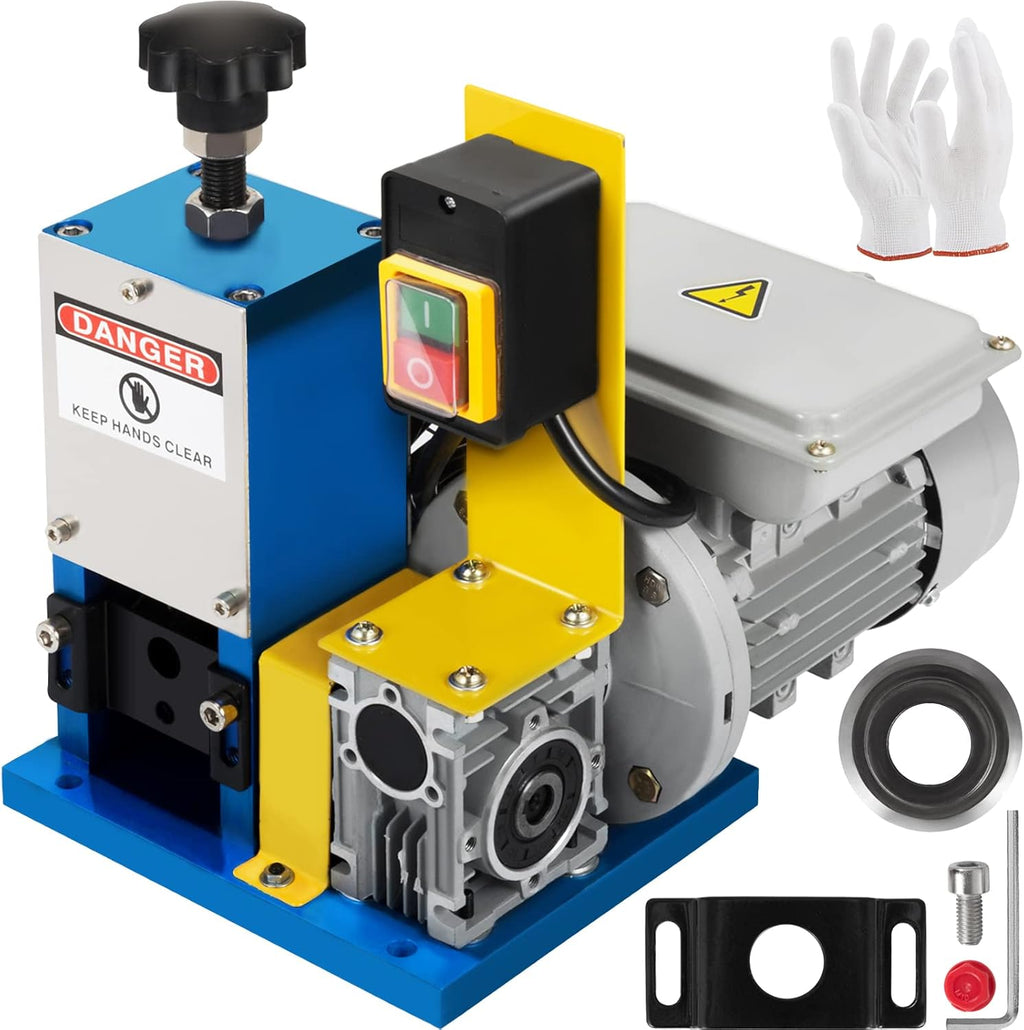 Automatic Electric Wire Stripping Machine 0.05-0.98, Portable Wire Stripper Machine with Extra Blade F75619