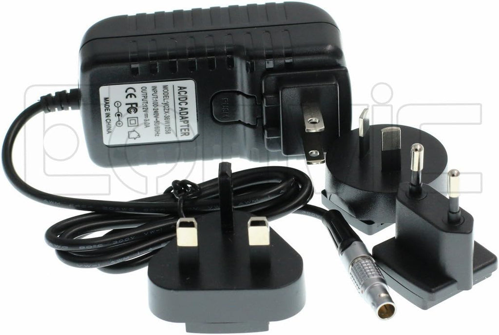 Right Angle 2 Pin to AC Power Adapter Cable with US EU Plugs K9564