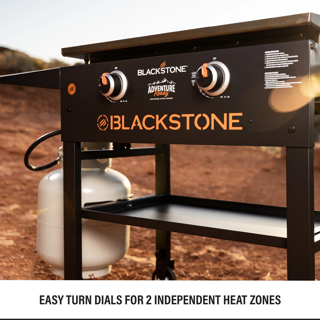2-Burner 28" Propane Griddle with Foldable Locking Legs Q989296