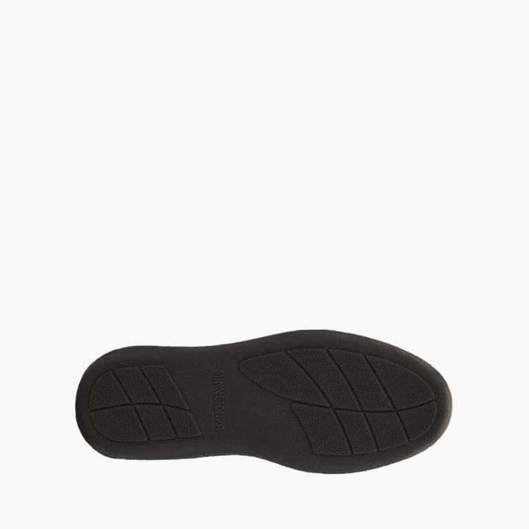 Black Sheepskin Hardsole Moccasin X2768