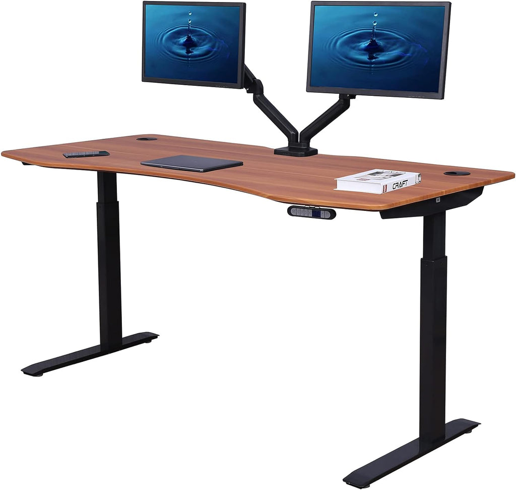 Grey Electric Height Adjustable Standing Desk L548013
