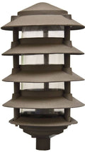 Bronze Five Tier Pagoda Light P3812