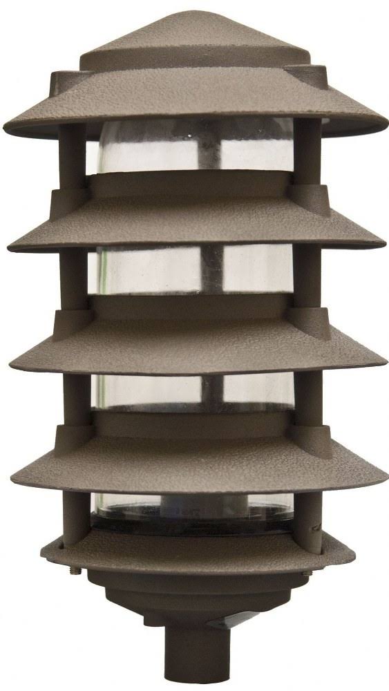 Bronze Five Tier Pagoda Light P3812