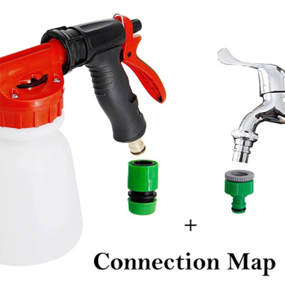 Adjustable Dial Foam Sprayer with 1 Liter Bottle A59237
