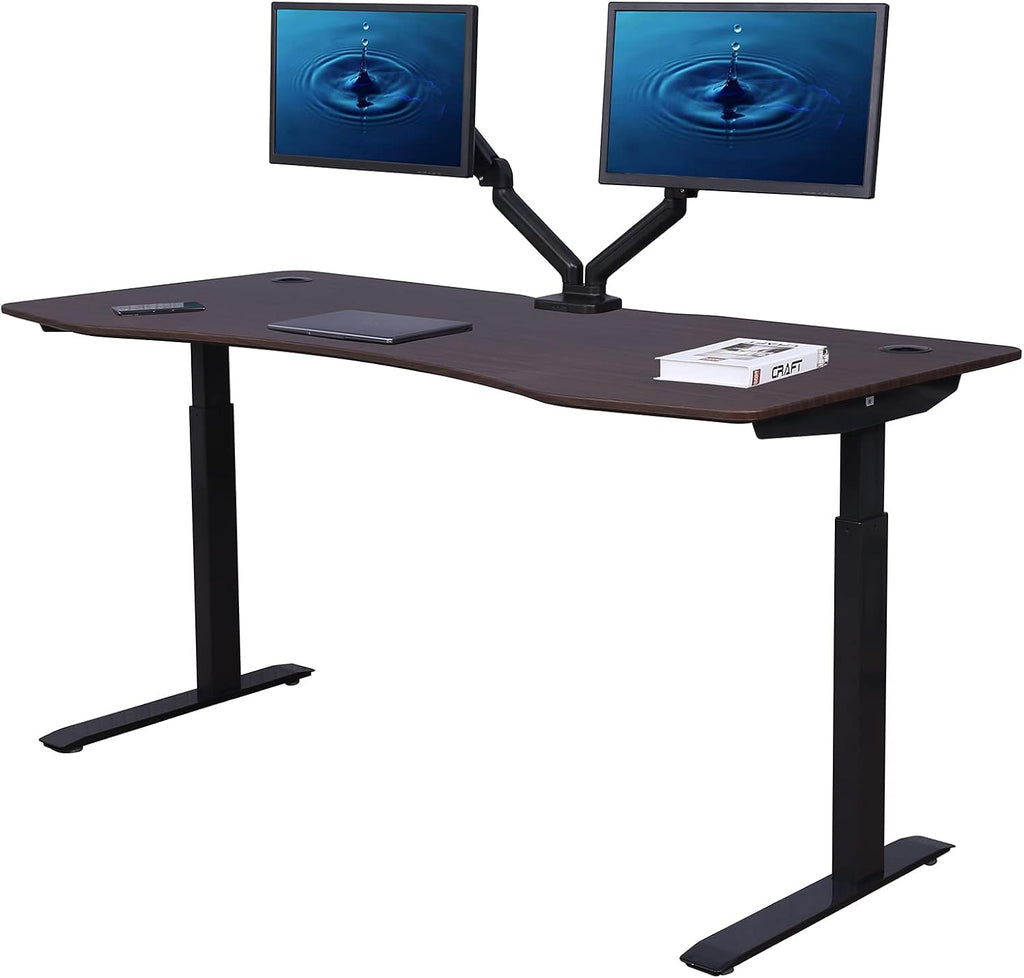 Grey Electric Height Adjustable Standing Desk L548013