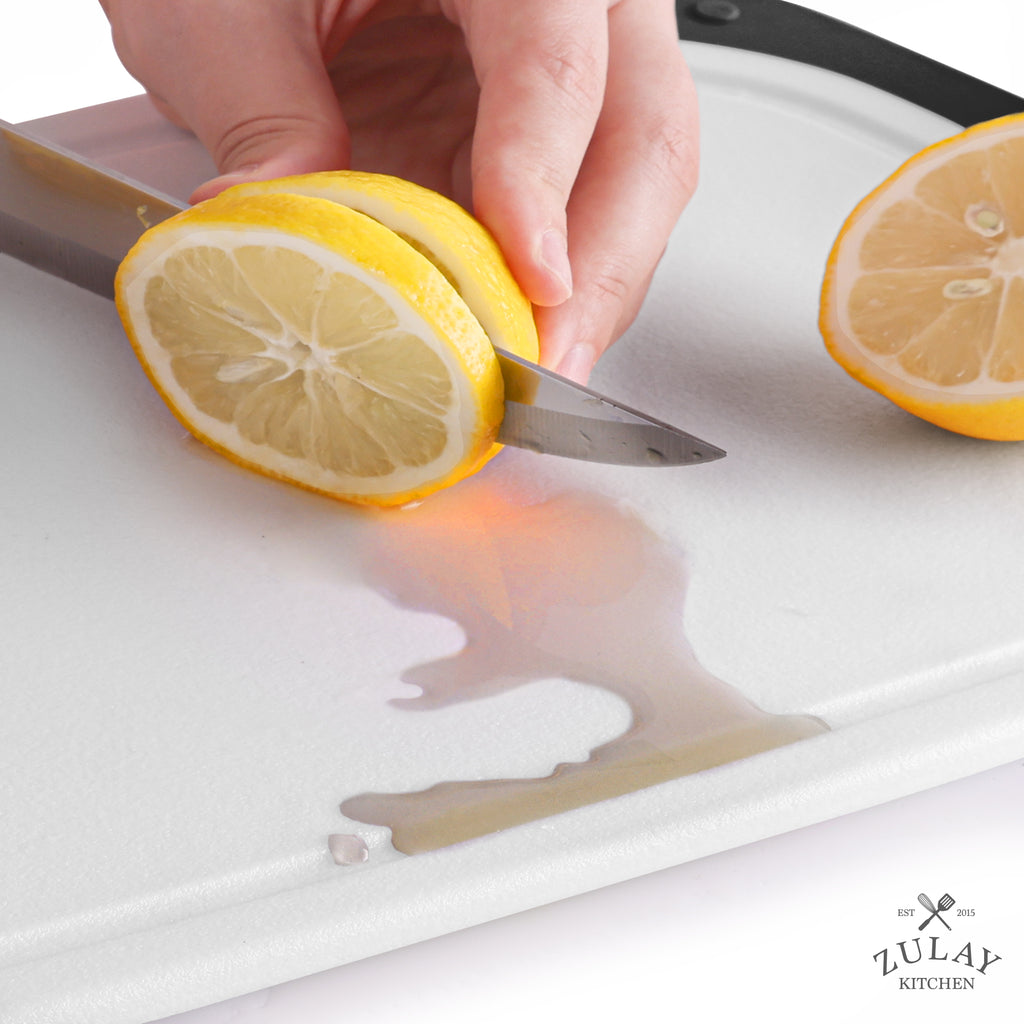 3-Piece Plastic Cutting Boards with Juice Grooves S5196
