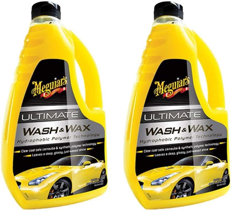 Ultimate Wash & Wax Car Care Cleaning Kit Solution, 48 Ounces (6 Pack) J2922