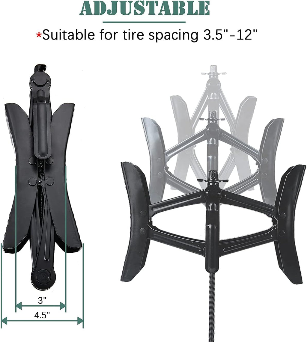 X Shaped Wheel Chock Stabilizers for RV Travel Trailer, Scissor 2 Sets with Accessories Pack of 2 Q9904