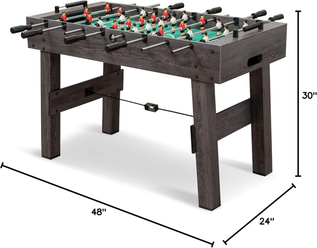 48" Mid-Size Indoor Foosball Table, Grey G715153