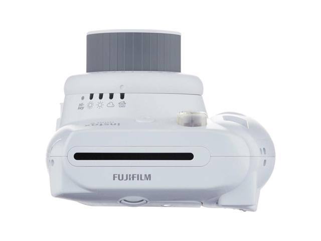 Smokey White Instant Film Camera with Case and Film U547652