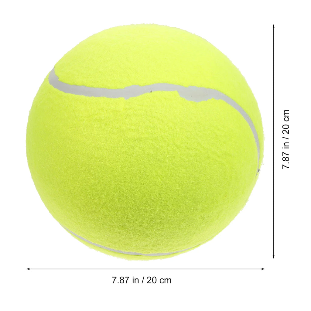 Yellow Inflatable Flannel Tennis Ball J397457