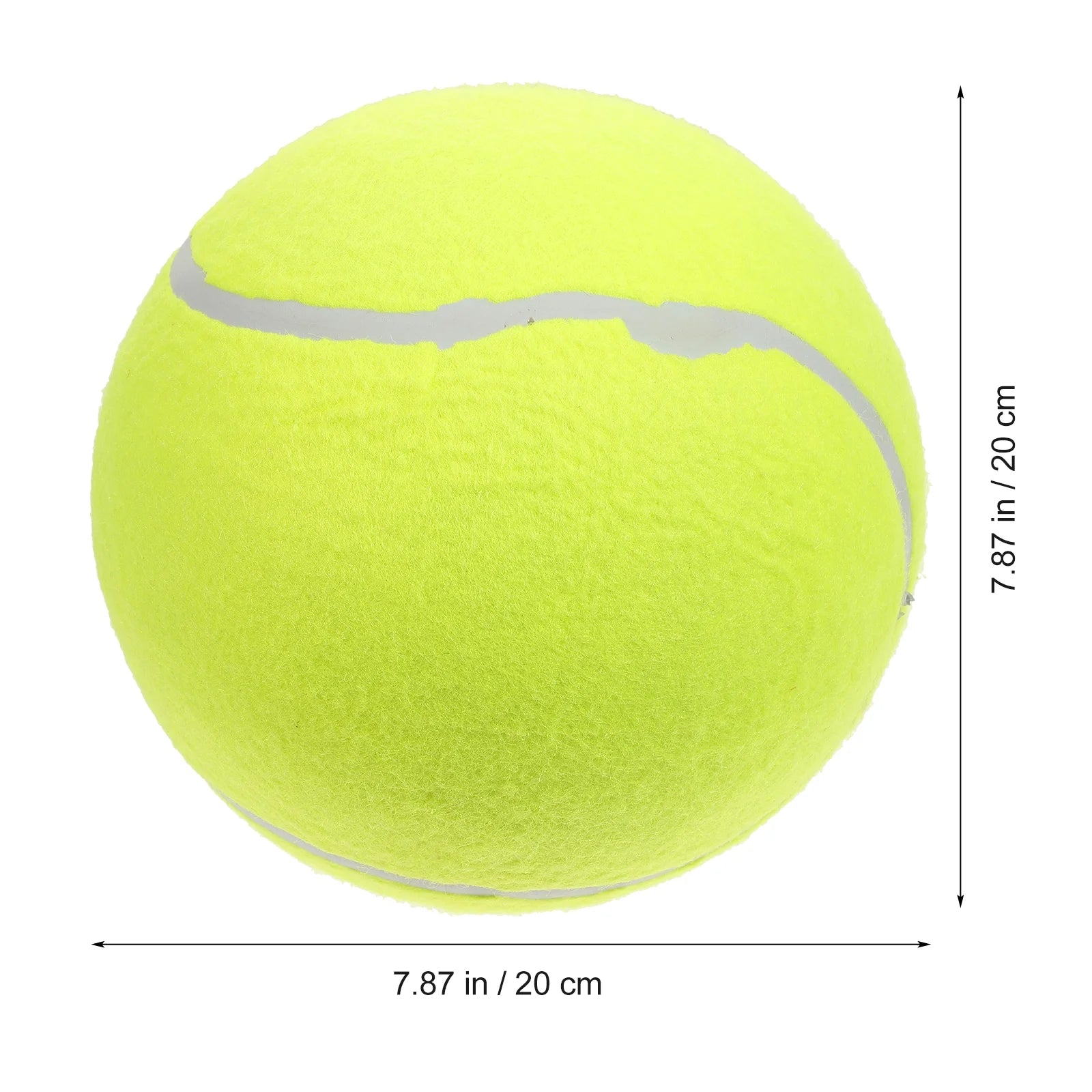 Yellow Inflatable Flannel Tennis Ball J397457