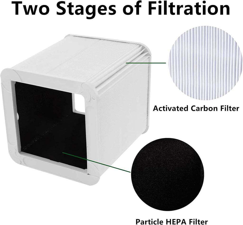 2 Pack Activated Carbon Replacement Filter for Blue Pure 211 Air Purifier V54905