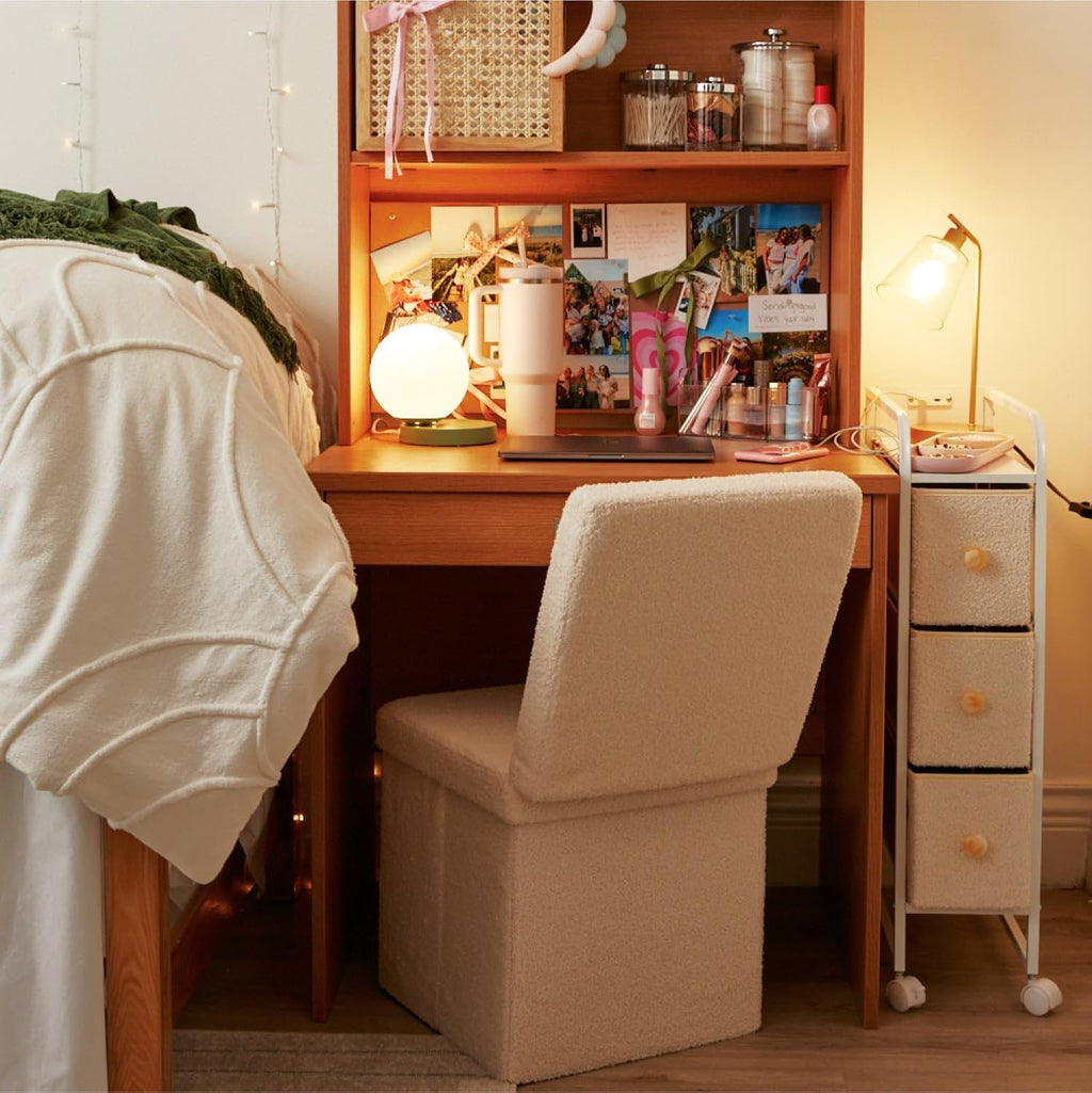 Collapsible Storage Ottoman Chair N635