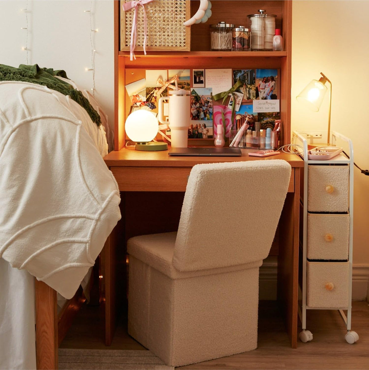 Collapsible Storage Ottoman Chair N635
