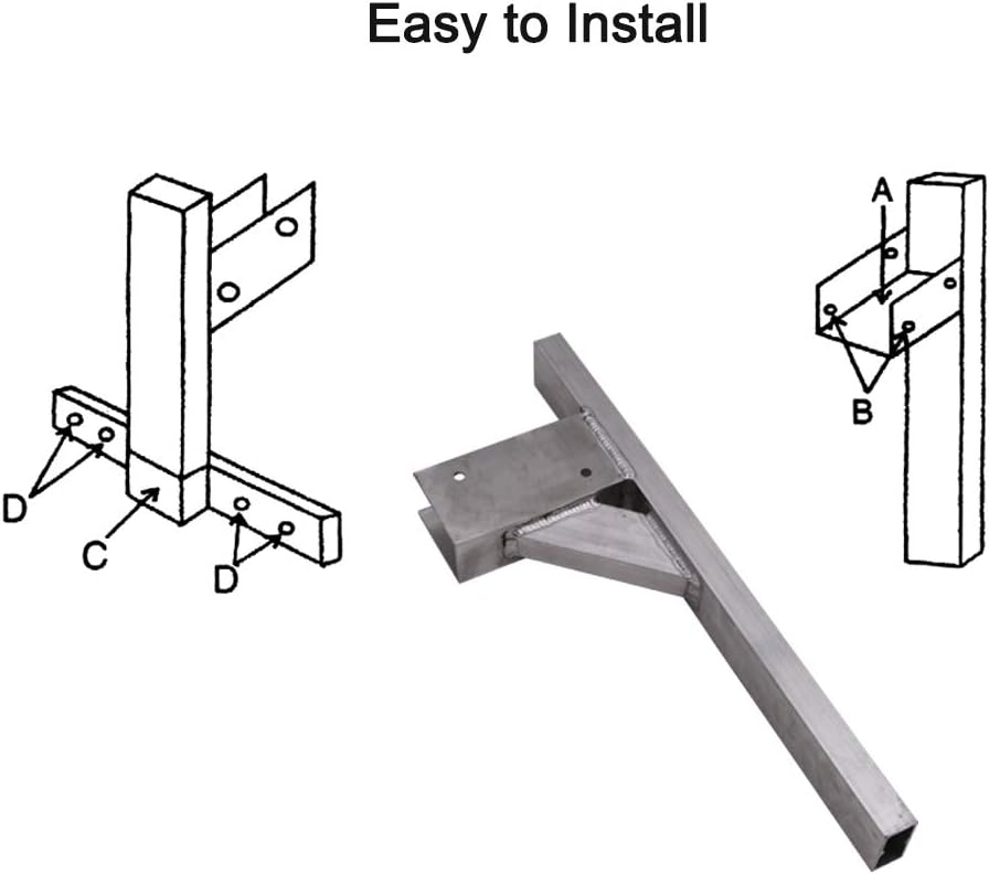 Aluminum Roof Ladder Rack Bracket for Trailers O5524