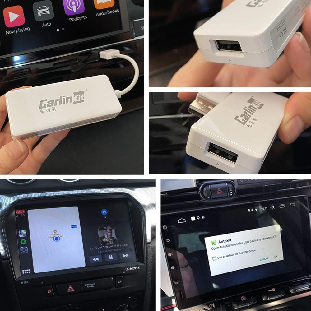 White USB CarPlay Dongle Cable Connector T411178