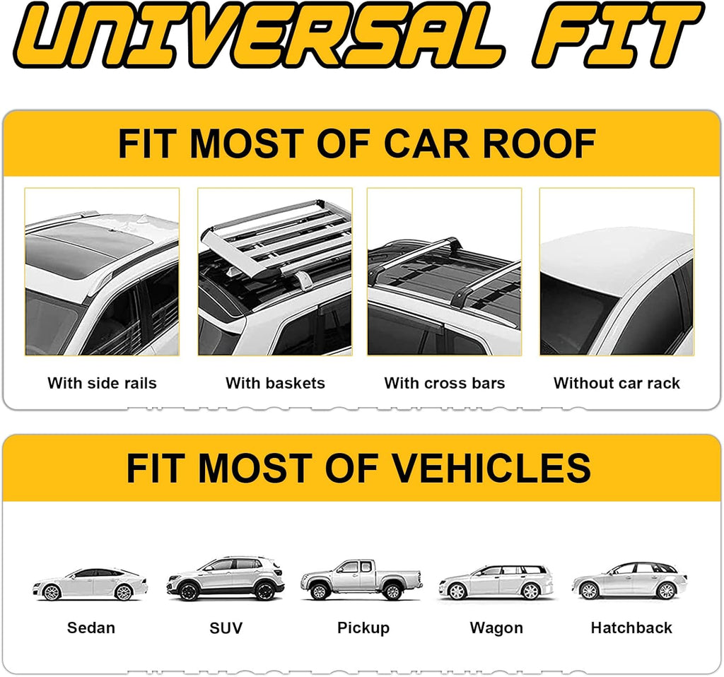Rooftop Cargo Carrier 15 Cubic Feet Waterproof Roof Rack Cargo Bag with Anti-Slip Mat S525