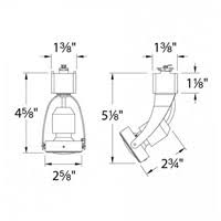 One Light H Track Head Black V5642