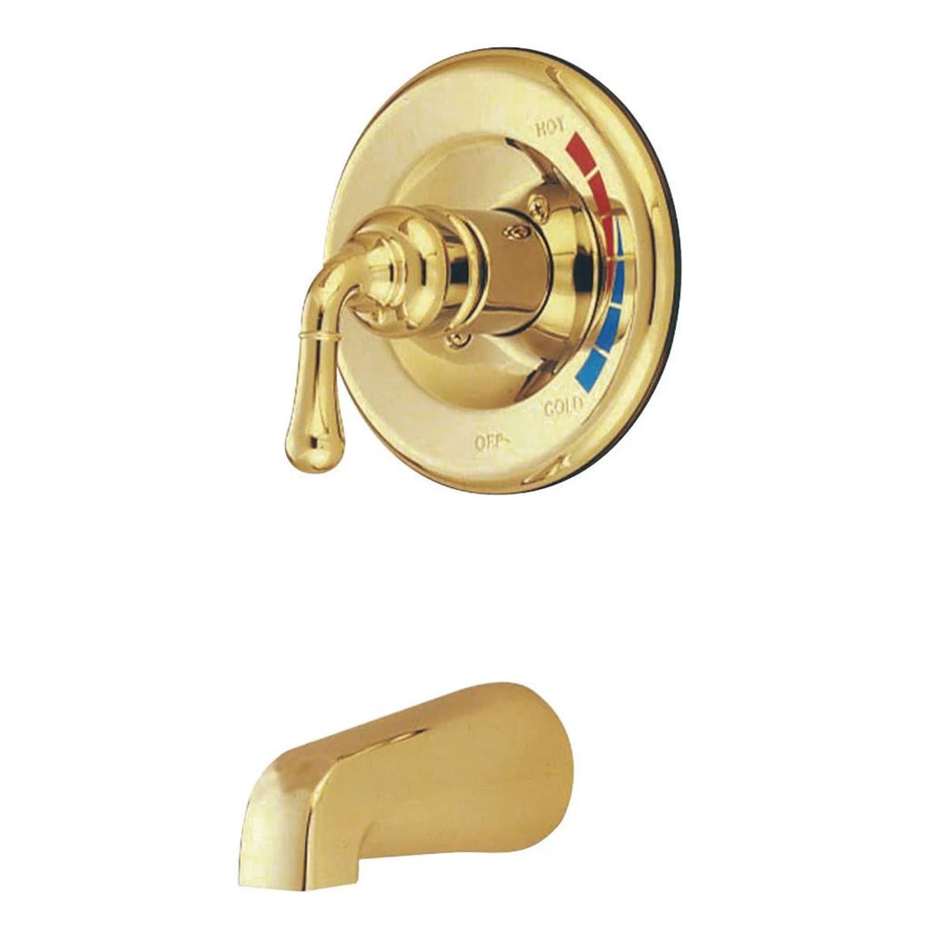 Polished Chrome Polished Brass Single Handle Tub Faucet N76044