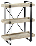 White Washed Natural Bookcase I1789