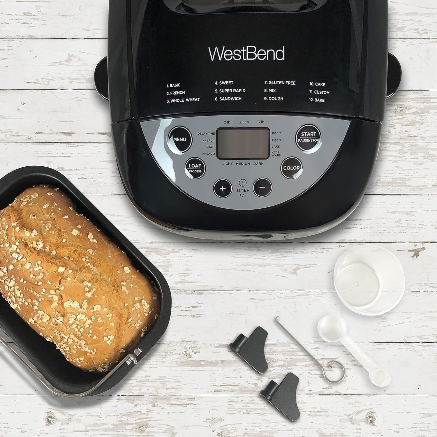 Gray 3-Pound Bread Maker D7198