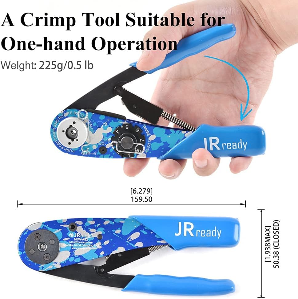 Adjustable Indent Crimp Tools with Positioner Kit M299