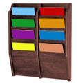 Medium Oak Magazine Rack G96059