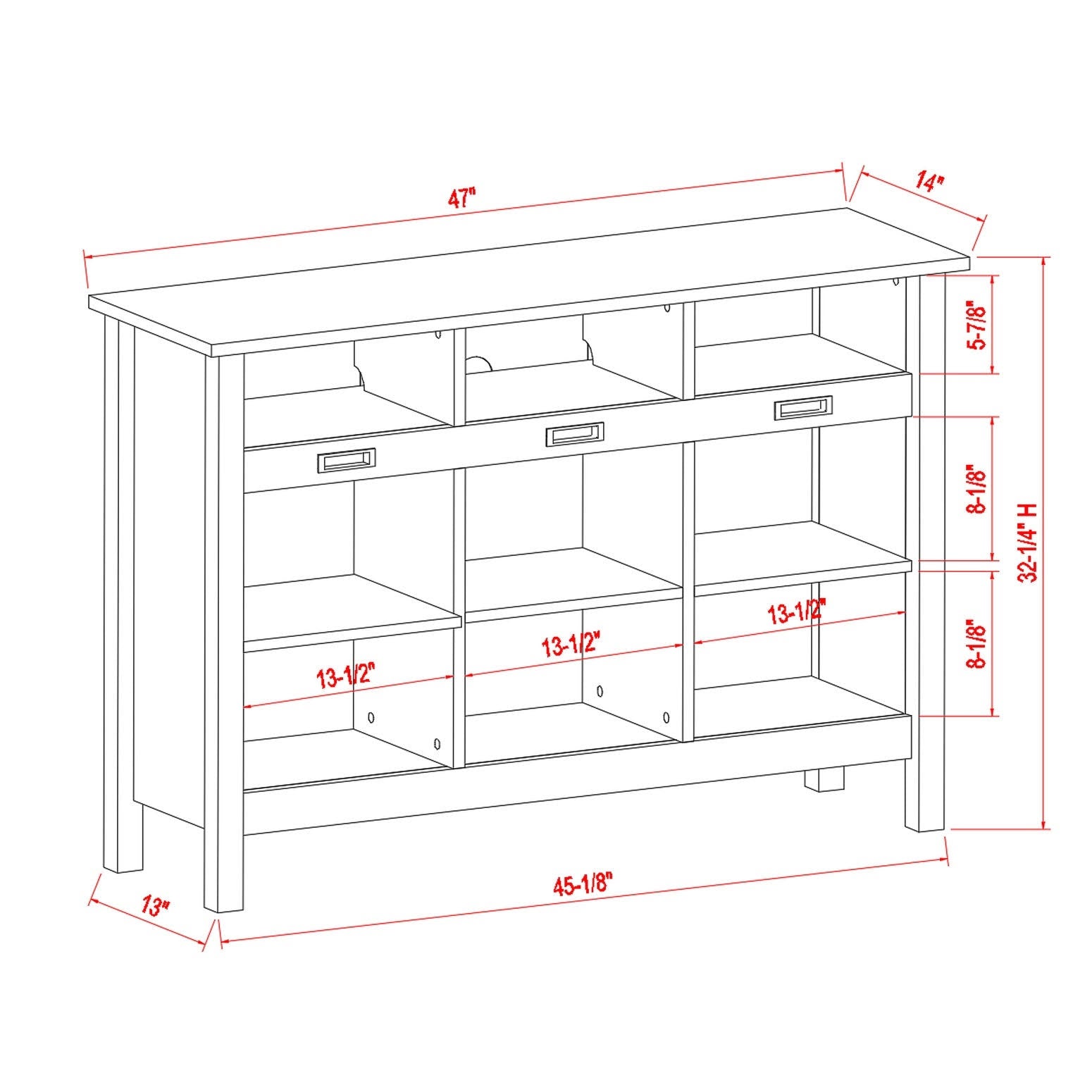 9 Cubby Storage Cabinet T5840
