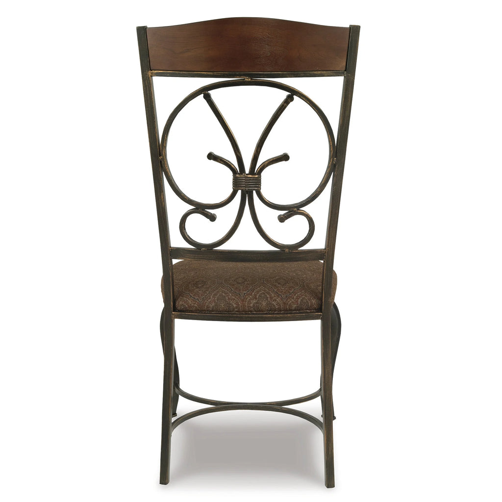 Brown Upholstered Side Chair, Set of 4 S58565
