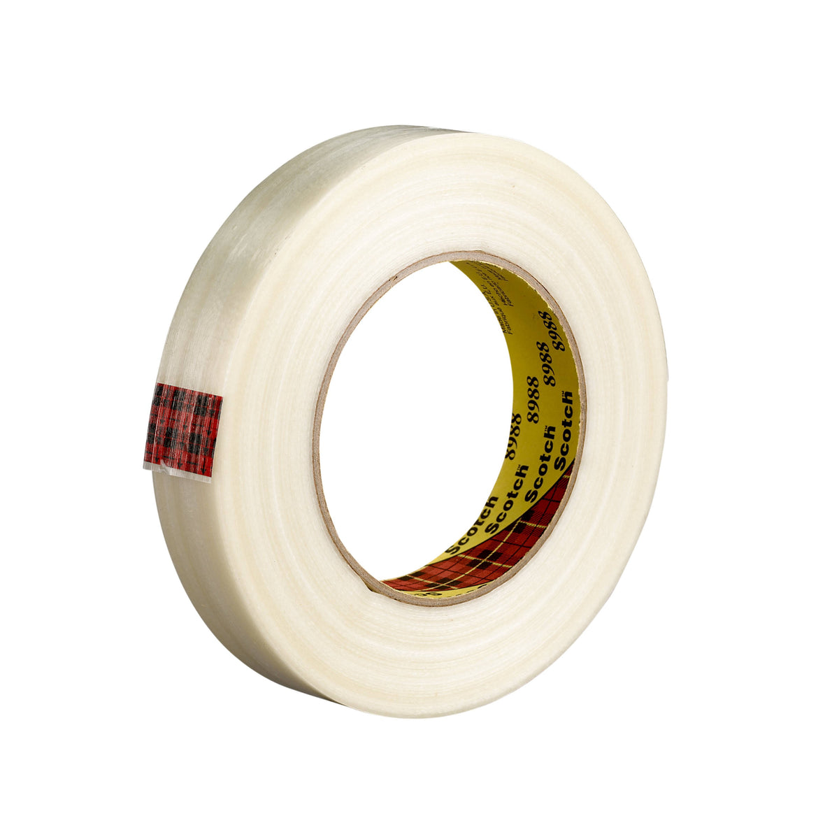 Ivory Strapping Tape, 72 mm x 110 M, 12 Rolls per Case Y325762