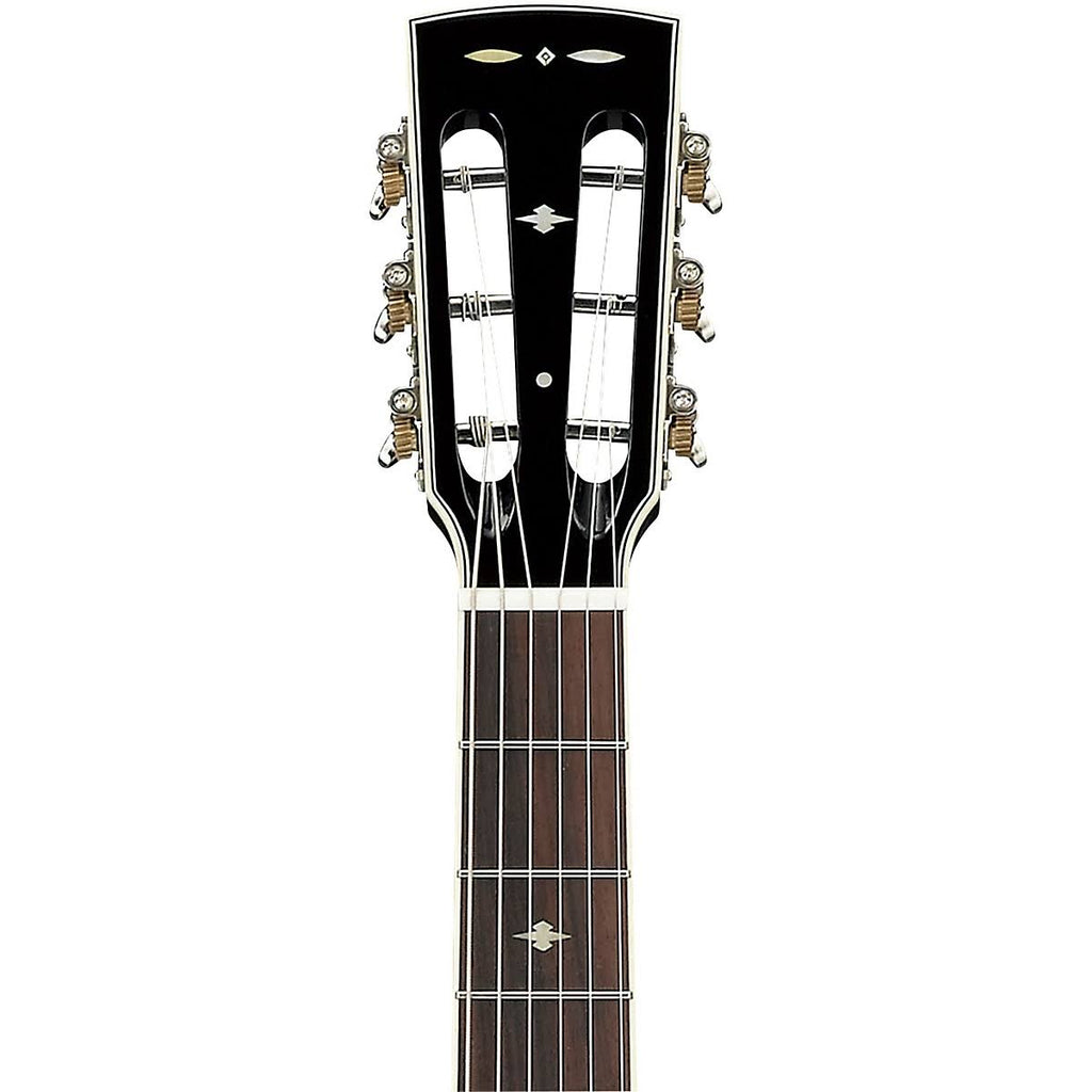 Black Grand Concert Acoustic Guitar V202