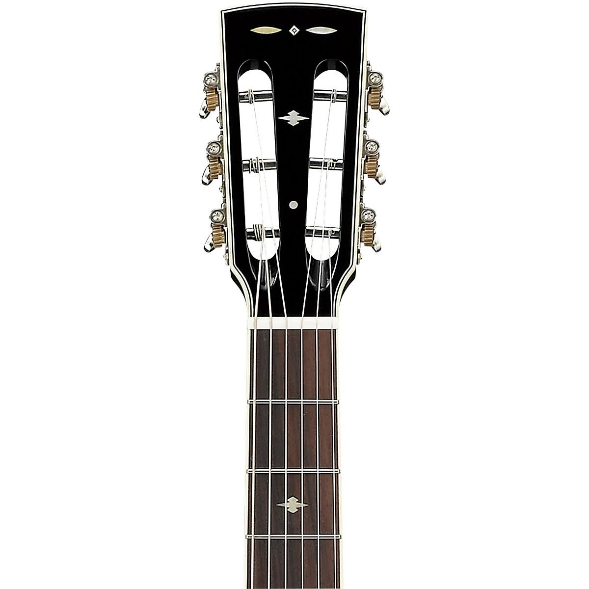 Black Grand Concert Acoustic Guitar V202