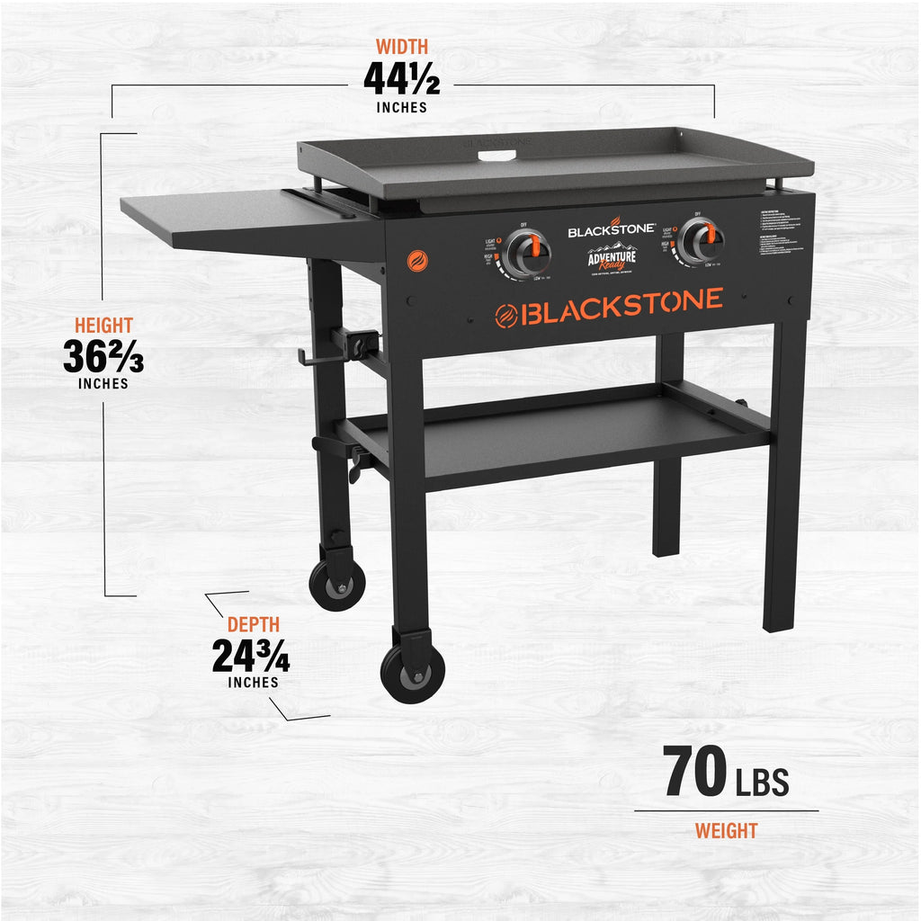 2-Burner 28" Propane Griddle with Foldable Locking Legs Q989296