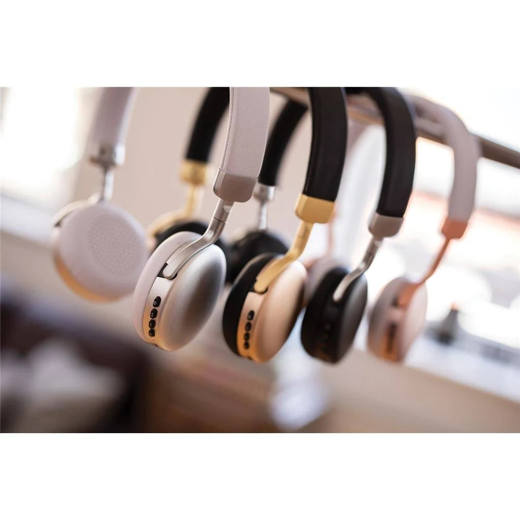 Metallic Bluetooth Headphones Black Z745