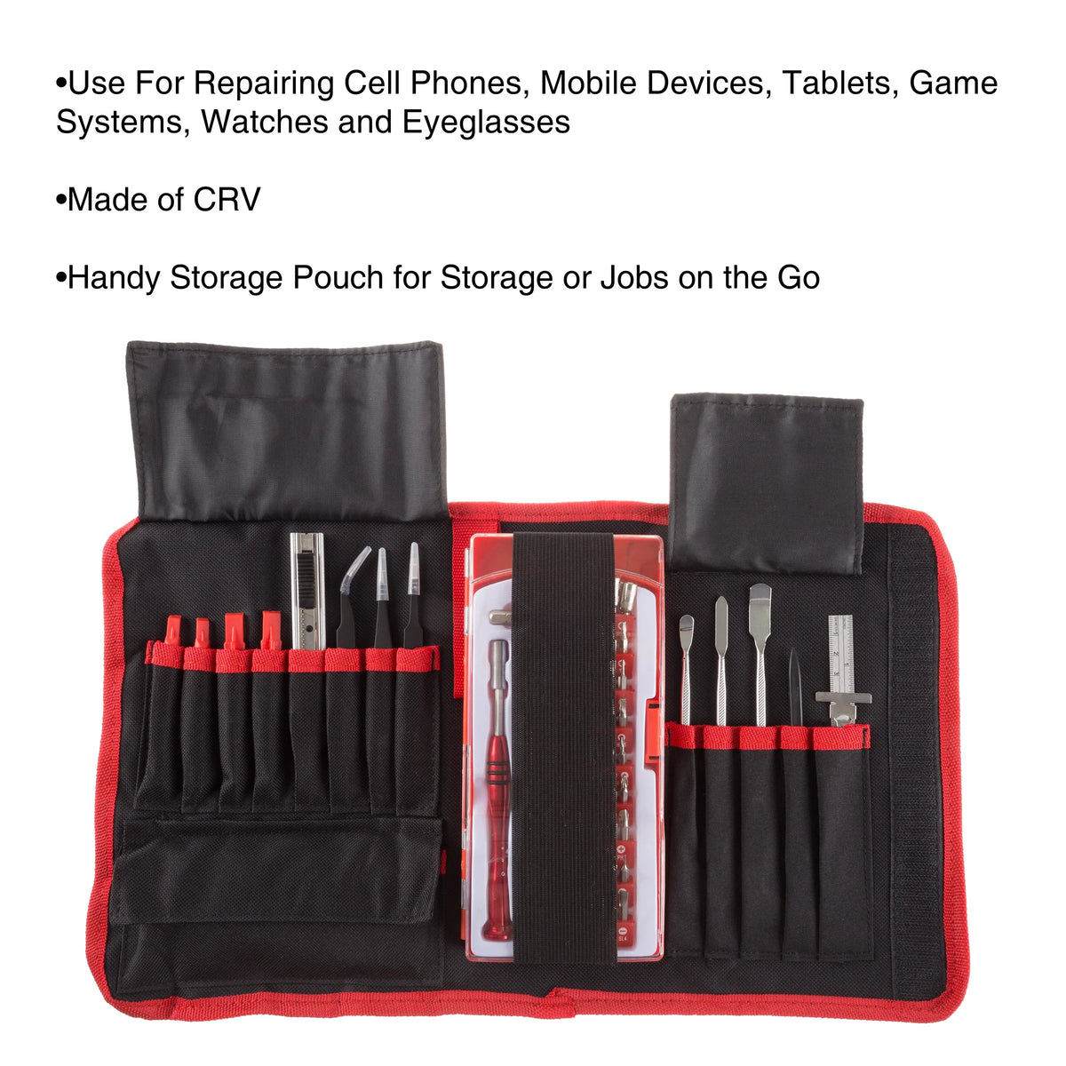70 Piece Electronic Repair Tool Kit with Precision Screwdriver C291