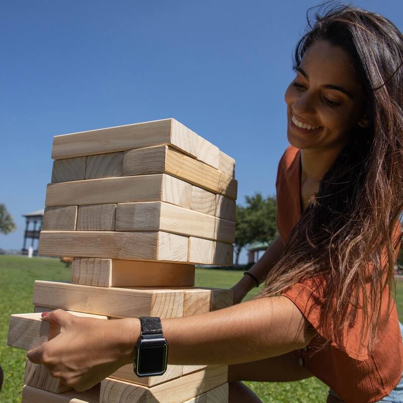 Giant Wooden Tumble Tower Game D771145