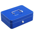 Cash Box with Money Tray and Key Lock, Metal, 13''x9.37''x3.54'', Black B76051