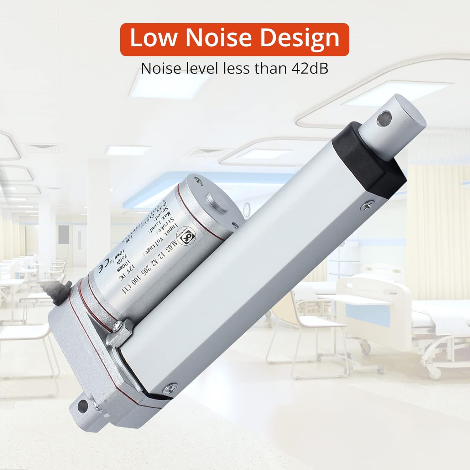 Electric Linear Actuator 100mm 4 Inch Heavy Duty DC 12V 750n 160lbs U93055