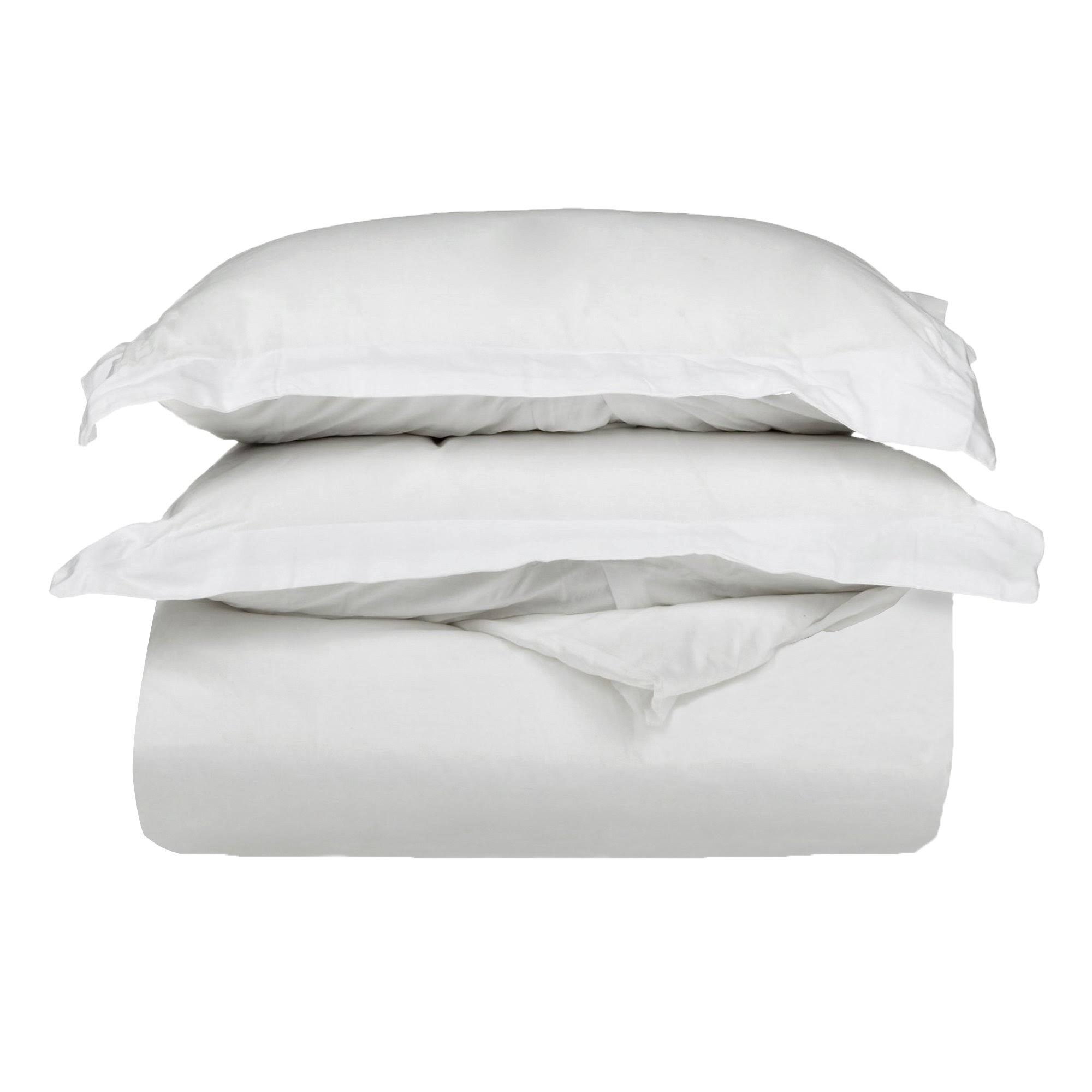 King Blue Cotton Duvet Cover Set N2234