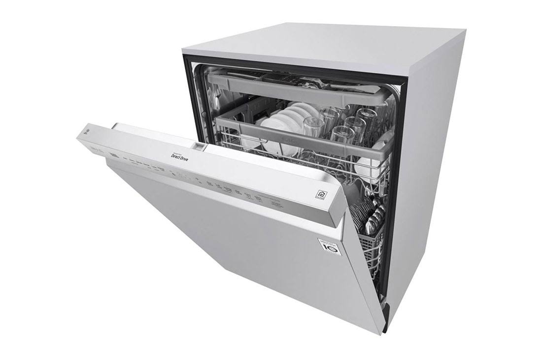 Stainless Front Control Smart Wi-Fi Enabled Dishwasher with Quadwash Q454