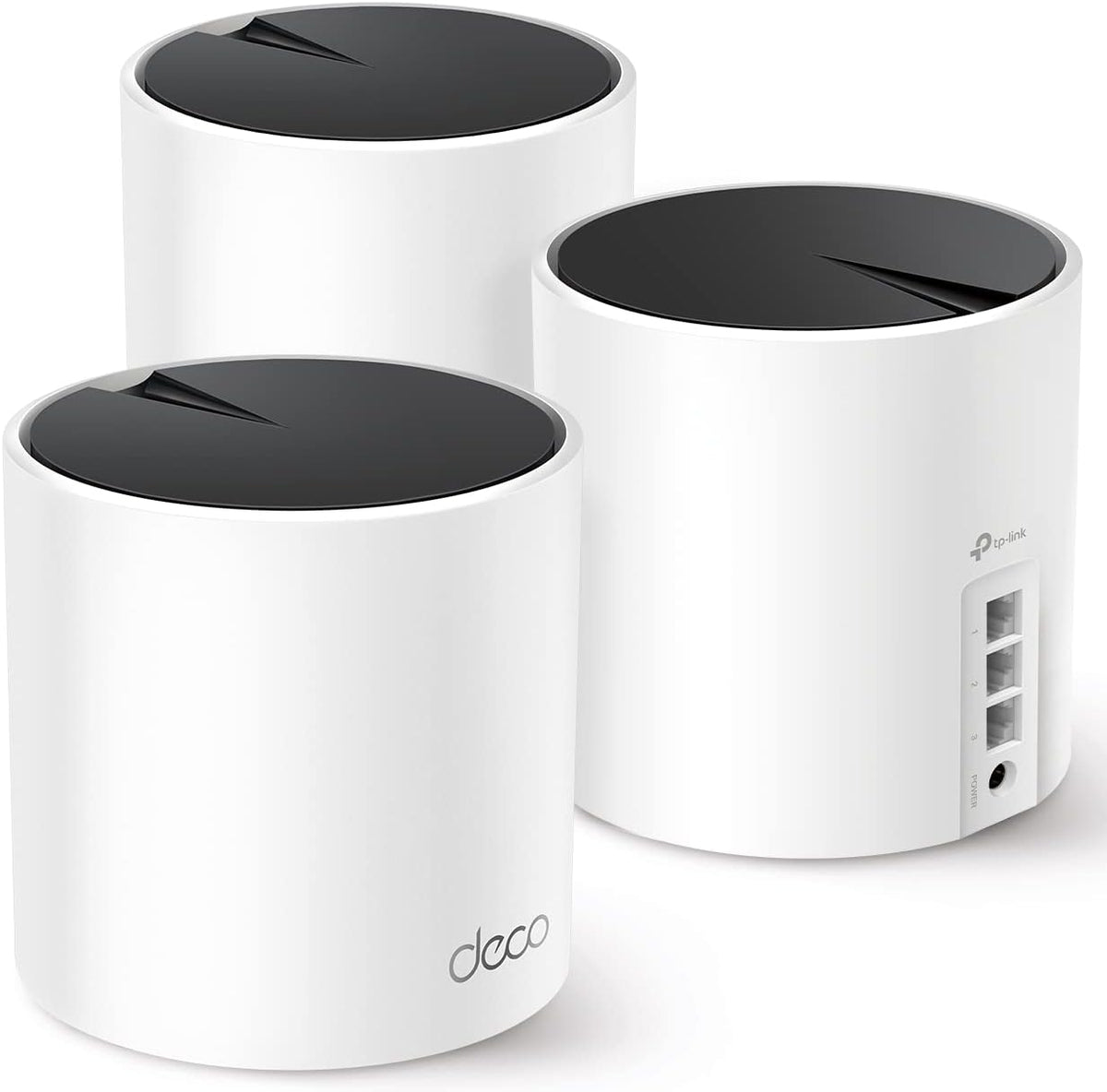 TP-Link Deco AX3000 WiFi 6 Mesh System (Deco X55) - Covers up to 6500 Sq.Ft. , Replaces Wireless Router and Extender, 3 Gigabit ports per unit, supports Ethernet Backhaul (3-pack) J941627