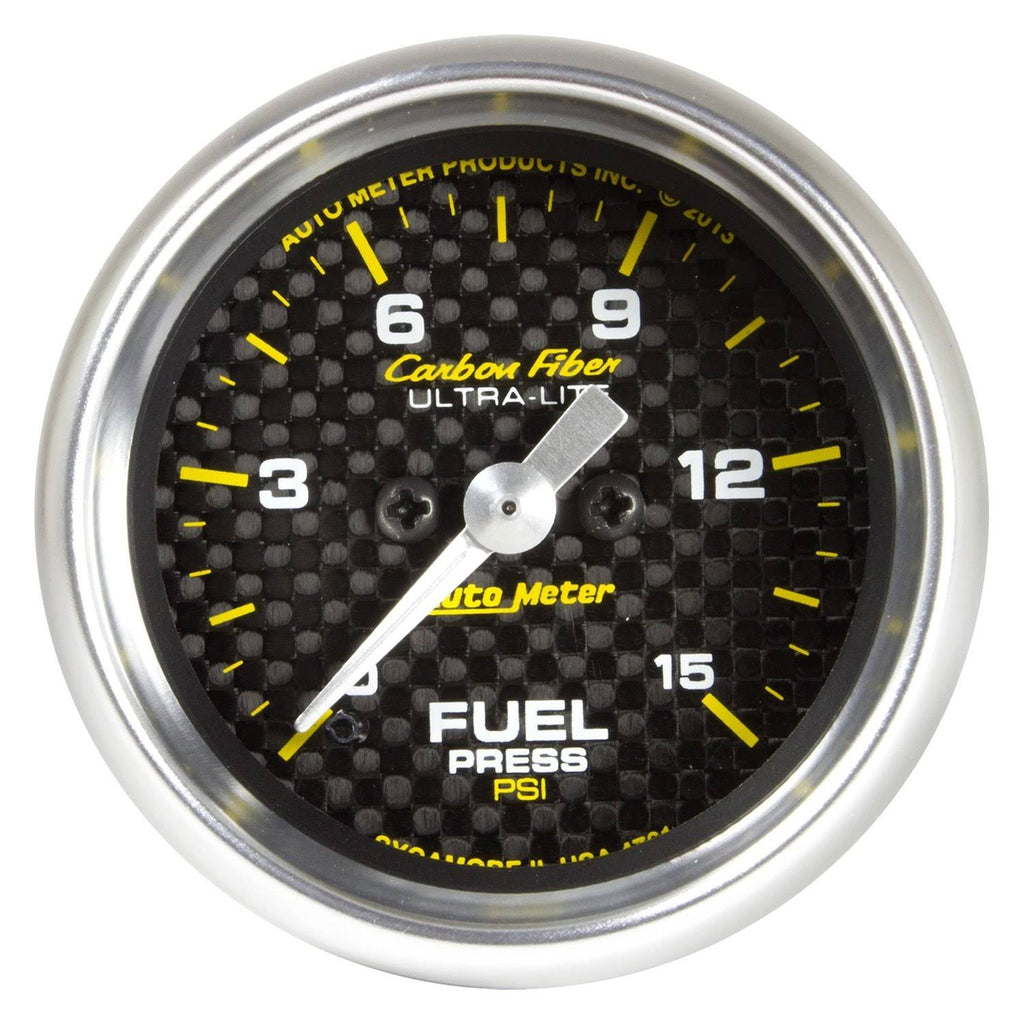 Carbon Fiber Fuel Pressure Gauge G484