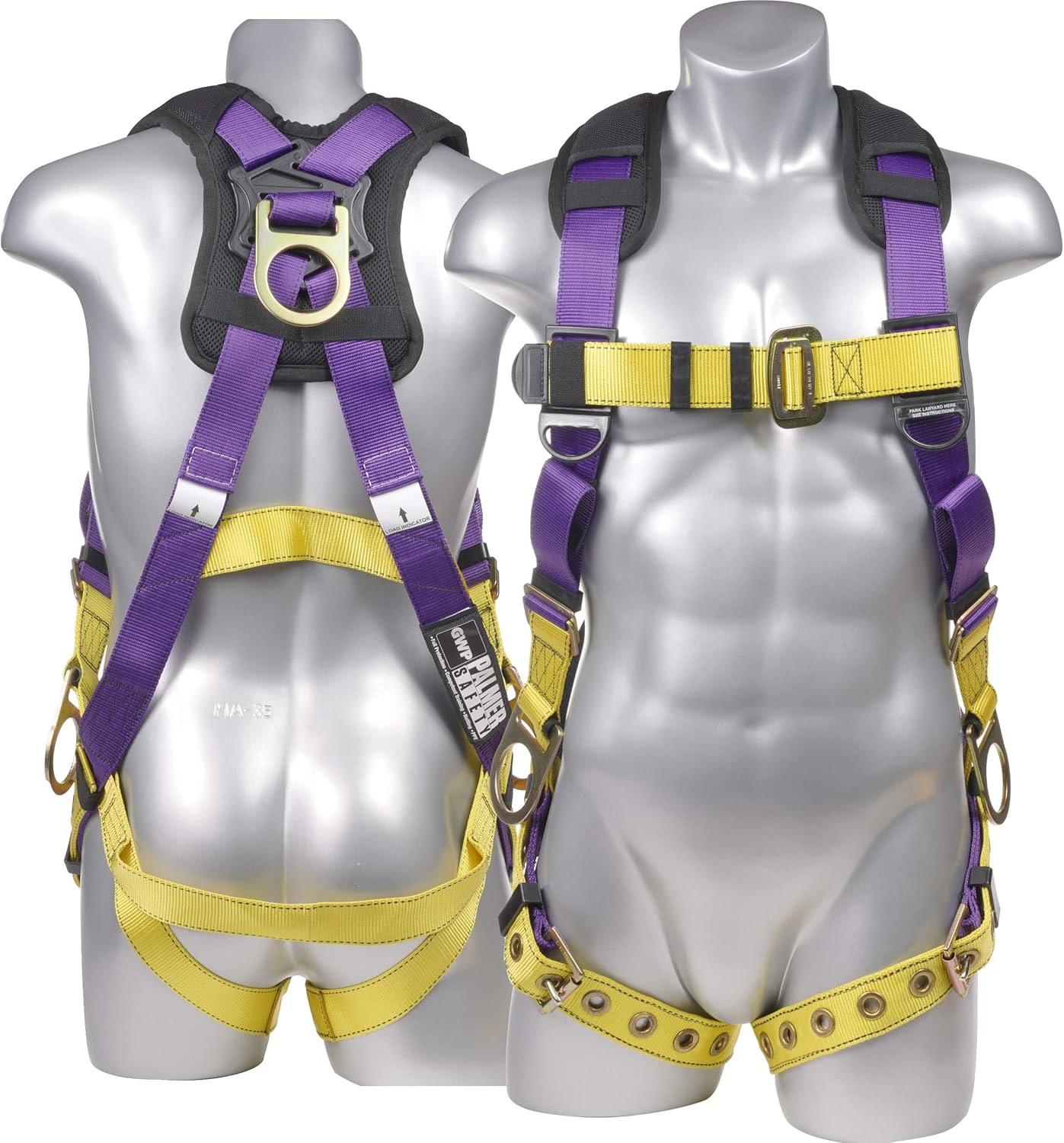 Full Body Harness with 5 Point Adjustment, Dorsal D-ring, Grommet Legs, Side D Rings, Fall Indicators P257038