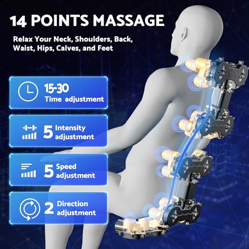 Zero Gravity Full Body Massage Chair with 14 Massage Points O1326