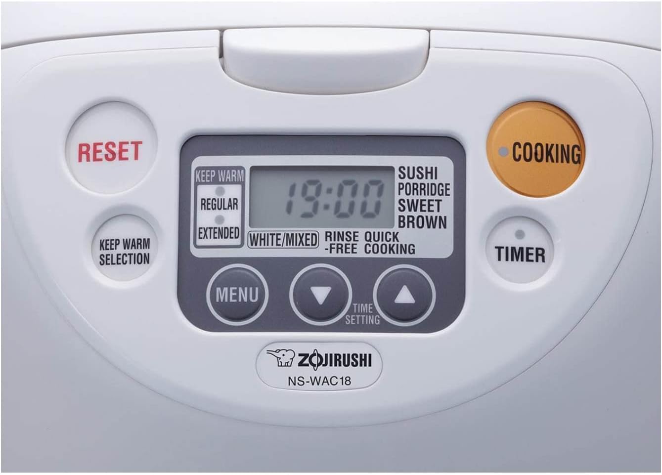 10-Cup Micom Rice Cooker and Warmer with Rice Container Bin N381749
