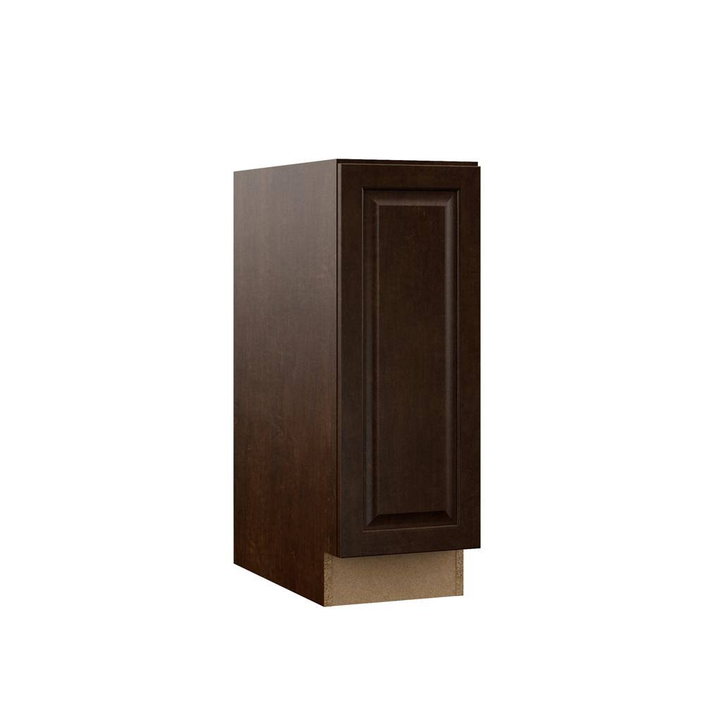 Full Height Door Base Kitchen Cabinet in Espresso, Brown X58004