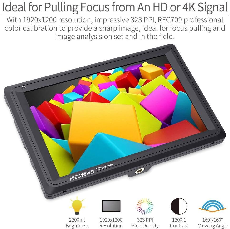 7 Inch 2200nit Ultra Bright DSLR Camera Field Monitor W62791